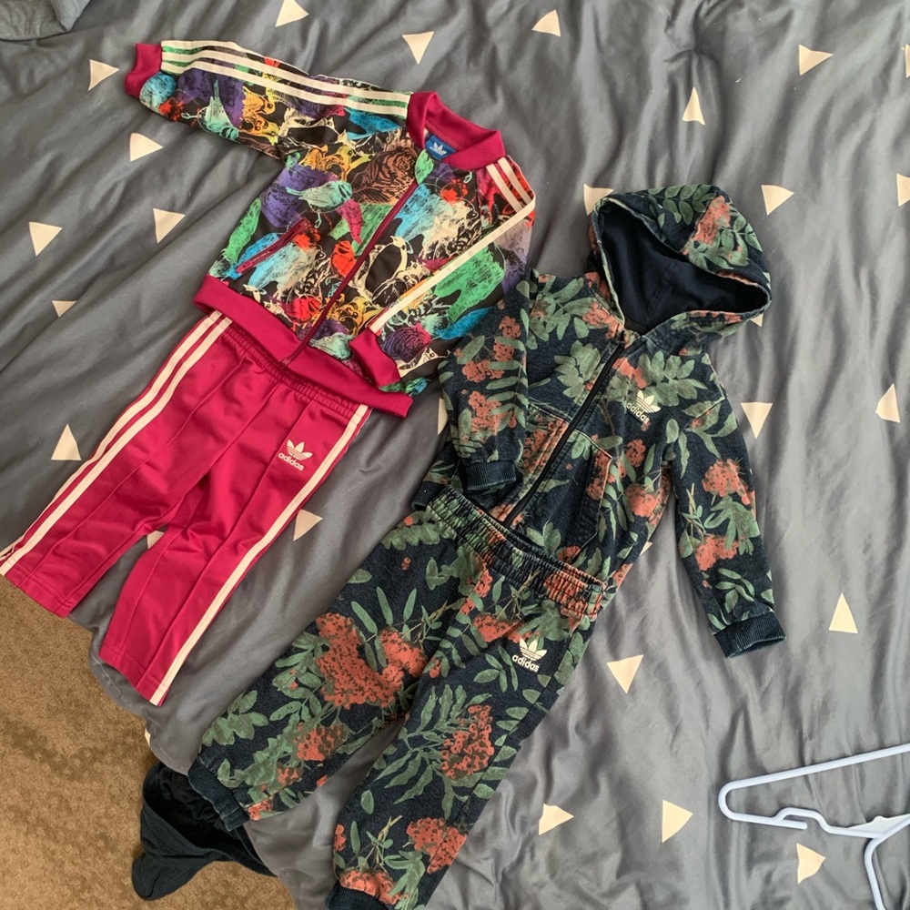 Adidas tracksuits size 9-18 mo